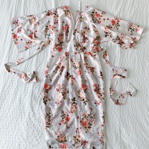 ASOS floral kimono dress